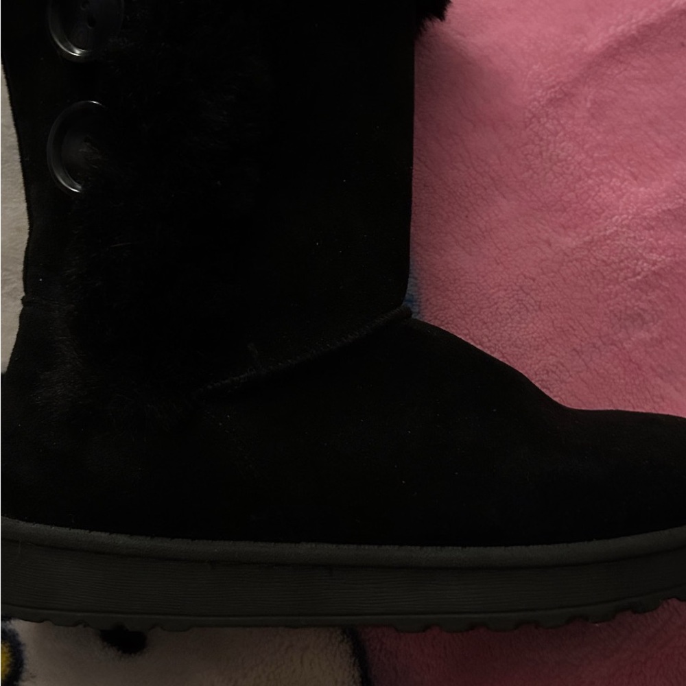 Women's Black Suede Boots